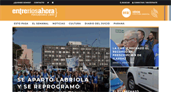 Desktop Screenshot of entreriosahora.com