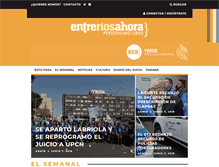 Tablet Screenshot of entreriosahora.com
